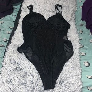 Black Lace Bodysuit